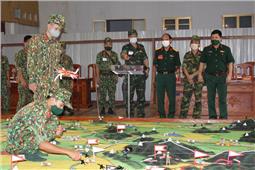 Sư đoàn 346: Diễn tập CH-CQ 1 bên, 2 cấp trên bản đồ